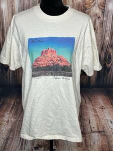 Vintage 1998 Hanes Sedona Arizona Bell Rock T-shirt Tee Size Large 42-44 海外 即決
