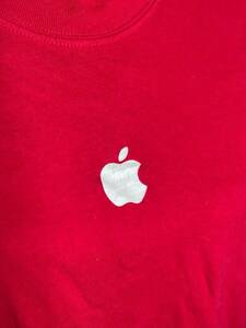 Vintage Apple Store Logo Employee t-shirt tee Red Size XL 46-48 Hanes Beefy-T 海外 即決