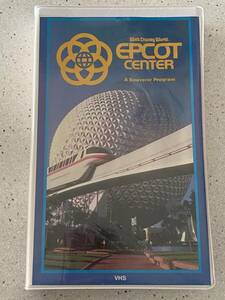 Vintage 1983 Walt Disney World Epcot Center Souvenir Program VHS Tape 海外 即決