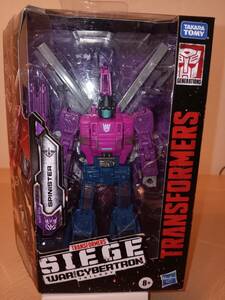 Transformers War for Cybertron Siege Deluxe Class Spinister Decepticon NEW 海外 即決