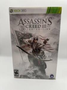 Assassin's Creed III Limited Edition for Xbox 360 NO BELT BUCKLE 海外 即決