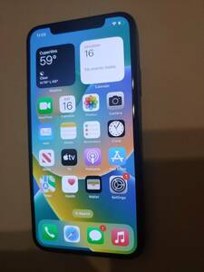 Apple iPhone X A1865 256GB Space Gray Unlocked Smartphone - Excellent 海外 即決