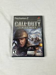 Call Of Duty Finest Hour PlayStation 2 PS2 New Sealed 海外 即決