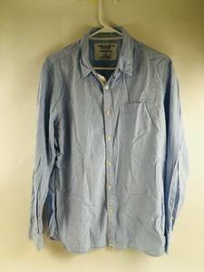 American Eagle Outfitters Shirt Men's Size L Light Blue Button Down Vintage Fit 海外 即決