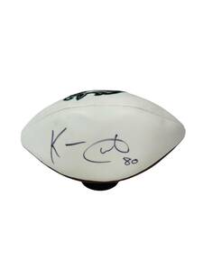 KEVIN CURTIS PHILADELPHIA EAGLES SIGNED WHITE PANEL WILSON FOOTBALL COA 海外 即決