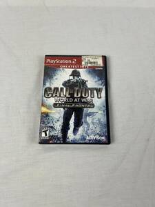 Call of Duty: World at War Final Fronts PlayStation 2 PS2 CIB complete 海外 即決