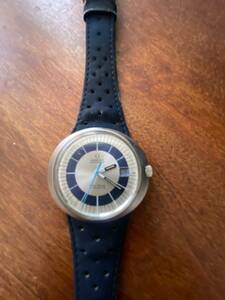 OMEGA Dynamic Blue/Silver Men's Watch - Vintage 海外 即決