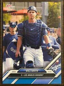 2024 Topps Now #OD-276 Will Smith Los Angeles Dodgers BLUE 34/49 海外 即決