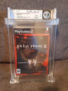 Fatal Frame II Crimson Butterfly (Playstation 2 PS2) WATA 9.8 A+ New Sealed 海外 即決