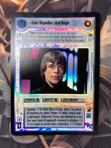 Star Wars CCG FOIL / LP - Luke Skywalker, Jedi Knight, 2000 Reflections 2 *UR* 海外 即決