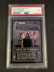 SWCCG Star Wars CCG Darth Sidious AI Alternate Image Theed Palace PSA MINT 9 海外 即決