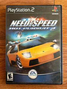 Need For Speed Hot Pursuit 2 Sony Playstation PS2 Complete CIB Original 海外 即決