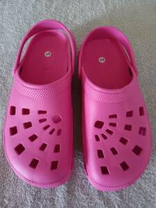 Pink Slip on shoes HOT PINK M8 W9 海外 即決