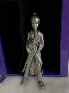 New 2001 Hallmark Harry Potter Ron Weasley & Scabbers Pewter Decoration Ornament 海外 即決