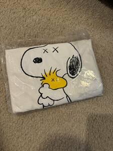 NWT KAWS Peanuts UNIQLO Snoopy Joe Woodstock Tee T Shirt Top L White large s/s 海外 即決