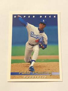 Pedro Martinez 1993 Upper Deck Card #324 Los Angeles Dodgers 海外 即決