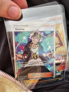 ポケモン TCG Guzma Burning Shadows 143/147 Holo Full Art Ultra Rare 海外 即決