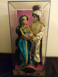 Disney Store Designer Fairytale Jasmine & Aladdin Limited Edition LE Doll Set 海外 即決