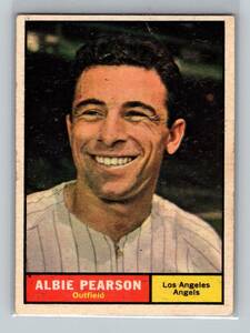1961 Topps Albie Pearson #288 - Los Angeles Angels 海外 即決
