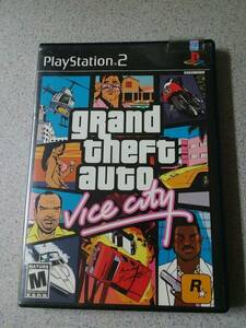 Grand Theft Auto: Vice City (Sony PlayStation 2, 2002) Complete 海外 即決