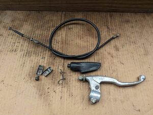 1986 YAMAHA BW80 BIGWHEEL 80 FRONT BRAKE LEVER CABLE STAY NICE 海外 即決