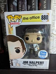 Funko Pop! Vinyl: The Office Jim Halpert 3-Hole Punch 880 Funko Shop Exclusive 海外 即決