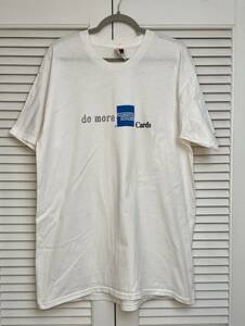 Vintage American Express AMEX Do More Cards T-Shirt Size XL Cotton USA 90s 海外 即決