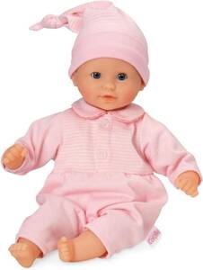 Charming Pastel Baby Doll - 12" Soft Body Doll with Pink Outfit 海外 即決