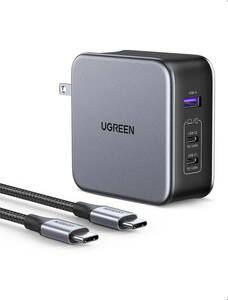 UGREEN 140W USB C Charger Nexode PPS PD 3.1 3-Port GaN Laptop Charger Compatible 海外 即決