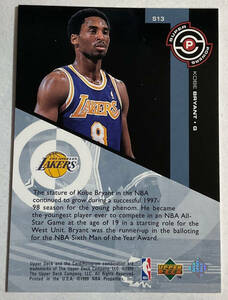 KOBE 1998 -99 Upper Deck KOBE BRYANT Los Angeles Lakers Super Powers #S13 海外 即決