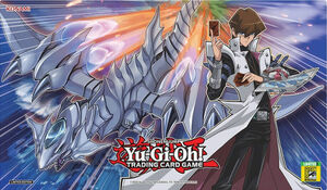 Yugioh Official Konami Kaiba + Blue-Eyes Jet Dragon San Diego Comic Con Playmat 海外 即決