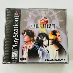 Final Fantasy VIII 8 (PlayStation 1 PS1) Black Label CIB Complete w/ Reg Card 海外 即決