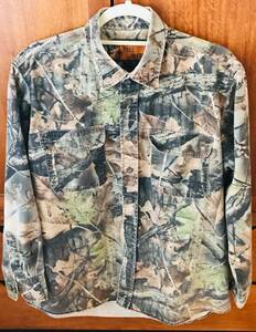 Trail Crest Men's Camo Shirt Sz LRG EUC 海外 即決