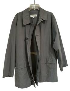LONDON FOG Men's gray Barn Coat size M Jacket Car Coat 海外 即決