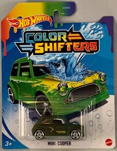 2020 Hot Wheels Color Shifters Mini Cooper Green Yellow PR5s 海外 即決