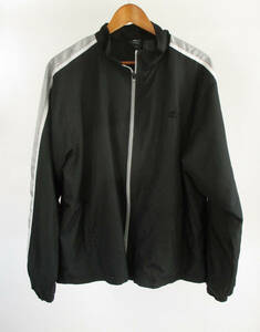 Mens STARTER Black Gray Mesh Lined Windbreaker Jacket Size XL (46/48) Vintage 海外 即決