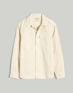 Madewell Garment Dyed Work Shirt. Size-XL. Color-Vintage Linen NWOT 海外 即決