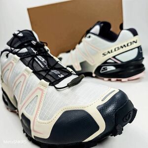 Salomon Speedcross 3 Men's US 13 White ブラック Ebony Pink Sportstyle トレイル Runner 海外 即決