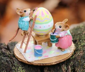 Wee Forest Folk Easter Figurine M-733 - Colossal Easter Coloring 海外 即決