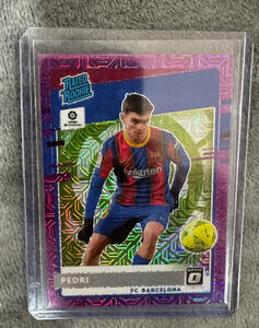 Chronicles Donruss Optic Soccer Pedri Barcelona Purple Mojo Rookie card Prizm RC 海外 即決