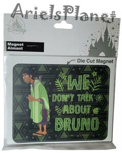 Disney Parks 2022 We Don't Talk About Bruno Die Cut Magnet Ornament 海外 即決