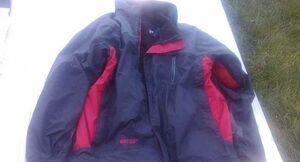 mens eddie bauer coat with removable fleece lining size large 海外 即決