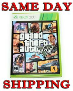 Grand Theft Auto V - GTA 5 (Microsoft Xbox 360) tested working condition 海外 即決