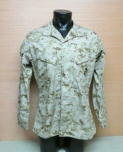 US Marine USMC Desert MARPAT Camo MCCUU Blouse Jacket Coat Shirt Sz Medium Long 海外 即決