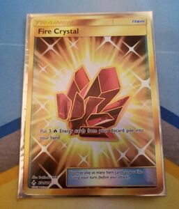 Fire Crystal Secret Rare ポケモン Sun and Moon Unbroken Bonds 231/214 Mint! 海外 即決