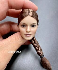 1/6 Female Head Sculpt Braided Ponytail for 12'' Action Figure PHICEN TBL Doll 海外 即決