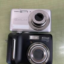 ▲デジタルカメラ まとめて4点　CASIO EXILIM Nikon COOLPIX オリンパスなど　_画像5