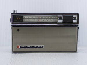 ** rare! National MW/SW transistor radio R-209 made in Japan operation goods freebie new goods with battery **