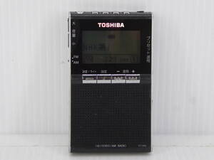 ** Toshiba wide FM correspondence FM stereo /AM pocket radio TY-SPR5 operation goods freebie new goods with battery **