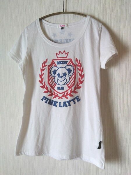 PINK LATTE ROCKIN’BEAR Tシャツ　Mサイズ